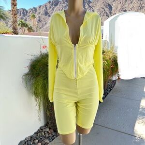 Hoodie & Short 2 Piece Set